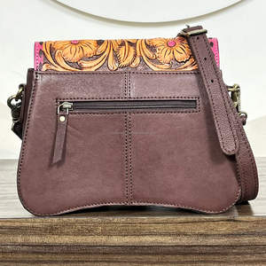 Nouvel Arrivage 2026 – Sac à Main Designer en Cuir Véritable Fait Main avec Motifs Floraux, Sac Bandoulière Premium en Cuir de Vachette pour Femme - Product Image 6