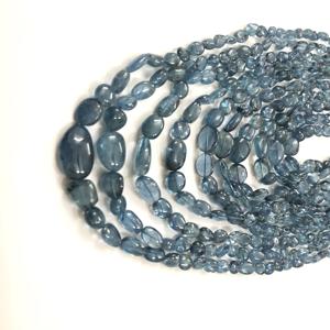 Perles de pierre naturelle Aquamarine Santa Maria bleue lisse de 6 mm et 8 mm pour la fabrication de bijoux, colliers et bracelets 2026 - Product Image 3