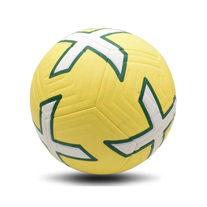 Ballon de football taille 5, cousu à la machine, dégonflé, durable, léger, vente en gros, fabricant OEM, intérieur/extérieur - Product Image 1