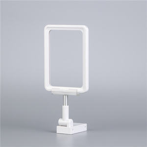 Porte-affiche en plastique personnalisé Hauteur réglable Base en métal au sol en plastique Pop Publicité Snap Board Poster Display Stand - Product Image 1