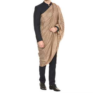 Men Winter <b>Wool</b> Shawl Soft Warm Breathable Solid 300g Traditional Office Wear Wrap Customizable Middle Eastern Style - Product Image 3