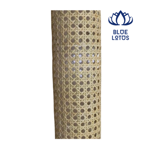 Mantel de Ratán BLUE LOTUS, Tejido de Mimbre Natural, Malla Decorativa para el Hogar - Product Image 6