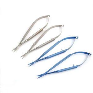 Ciseaux à ressort de précision incurvés en acier inoxydable multicolores avec logo personnalisé, qualité chirurgicale supérieure pour cuticules, beauté et maquillage - Product Image 3