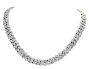 Collar de Cadena Cubana de Plata de Ley 925 con Moissanita, Estilo Hip Hop, Personalizado y de Lujo, para Hombres, Joyería Hip Hop para Conciertos y Festivales - Product Image 4