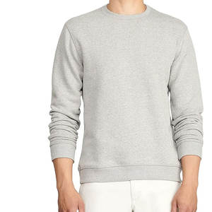 Nouveau Sweat-shirt à Col Rond 2026 – Design Tendance, Fabrication OEM Personnalisée, Sweat-shirts Homme en Coton Uni Rouge, Fabriqué au Pakistan - Product Image 2