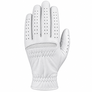 Guante de golf de cuero genuino blanco, transpirable, para mano derecha, unisex, deportivo. - Product Image 6