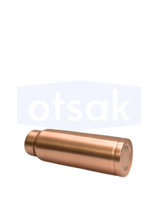 ขวดน้ำทองแดงพรีเมียม OTSAK ดีไซน์หรูหราทันสมัย ฝาปิดทองแดงแบบด้าน พกพาสะดวก ใช้ได้ทั้งในออฟฟิศ กลางแจ้ง บ้าน และแคมป์ปิ้ง ขนาด 34 ออนซ์ 1000 มล. - Product Image 2