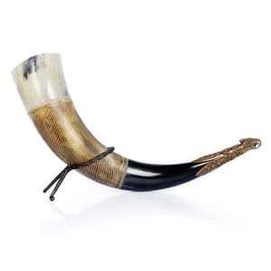 Elegant Buffalo Horn Carved Drinking Horn Cup Eco-Friendly Customized for <b>Beer</b> Lovers Wedding Gifts and Viking Theme Parties - Product Image 6