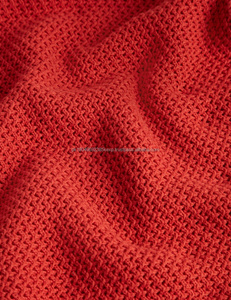 Polo en tricot à pointes rouges pour homme, coton Pima, manches courtes, pull texturé - Product Image 6