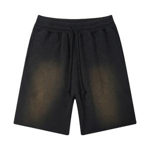 Pantalones Cortos Deportivos Unisex de Verano, Personalizados, 100% Algodón Grueso, Lavado Ácido, Secado Rápido, Transpirables, Estilo Urbano, Denim, Moda Urbana - Product Image 2