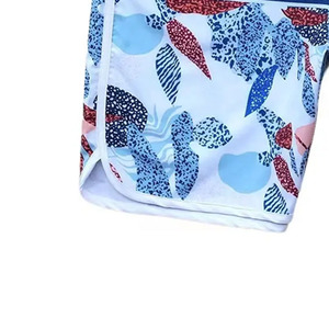 Shorts de plage pour hommes à taille haute, sportifs, écologiques, avec cordon de serrage, séchage rapide, tissu léger, vente en gros directe d'usine OEM - Product Image 3