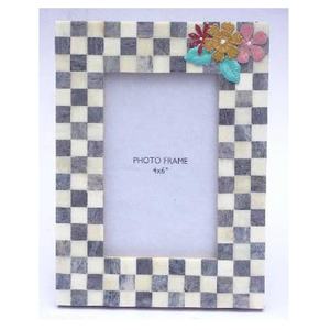 New Arrival Modern Handcrafted Mother of Pearl Rectangle Vertical Orientation Tabletop Decorative Photo <b>Frame</b> - Product Image 6