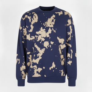 Pull en coton pour homme, tricot jacquard, motif brodé, pull tricoté personnalisé, col rond, hiver - Product Image 5