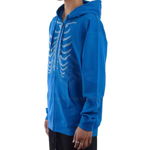 Sudaderas con Capucha de Invierno para Hombre, Mezcla de Algodón de la Mejor Calidad, con Pedrería, Forro Polar de Alta Calidad, Ecológicas, Transpirables y de Corte Holgado - Product Image 3