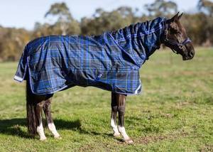 Couverture d'hiver imperméable pour cheval 600 deniers, 300 GSM, rembourrée, doublure en nylon |   Durable, respirant, en acier inoxydable - Product Image 3