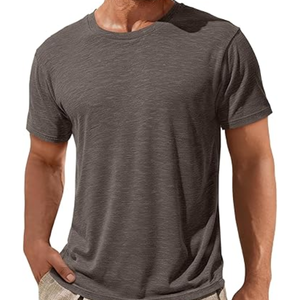 Camisetas de Manga Corta para Hombre, Camisetas Casuales de Cuello Redondo para Verano, Camisetas Clásicas Básicas de Algodón para Uso Diario - Product Image 1