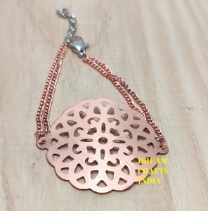 Handmade Elegant Copper Charm Bracelet Exclusive Customized Adjustable Chain Durable Shine Plating <b>Jewelry</b> <b>Findings</b> Components - Product Image 4