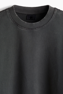 Sweat-shirt pour homme à coupe ample et col rond, effet délavé, personnalisable OEM, 380 GSM, 100% coton, séchage rapide, écologique - Product Image 5