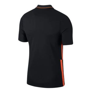 เสื้อโปโลฟุตบอลชายสีดำแบบซับลิเมชั่น แขนสั้น โพลีเอสเตอร์ ชุดฟุตบอลสำหรับฝึกซ้อม เสื้อกีฬา ชุดทีม - Product Image 2