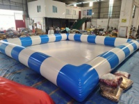 Grande piscine gonflable extérieure d'été commerciale jeux d'eau de fête pour enfants