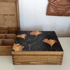 Boîte en bois imprimée artisanale, boîte de rangement de boutique, boîte en bois imprimée pour la décoration intérieure, vente en gros, coffret cadeau - Product Image 2