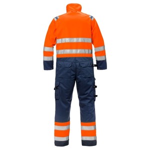 ชุดทำงานคุณภาพสูง ทนทาน มองเห็นได้ชัดเจน สำหรับผู้ชาย เสื้อและกางเกงกันน้ำ ระบายอากาศได้ดี ใส่สบาย - Product Image 2