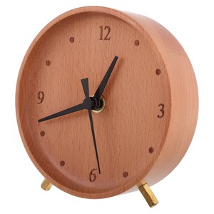 Birch Wood Modern Desk <b>Clock</b> | Handcrafted Minimalist Design Wholesale - Product Image 4