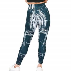 Leggings en satin léopard respirants et doux pour femmes, taille mi-haute, pour usage quotidien, vente en gros du fabricant - Product Image 5