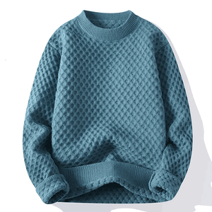 Suéteres de Hombre de Alta Calidad, Personalizados con Logotipo, de Algodón y Mohair, Holgados, Tejidos, con Diseño Jacquard - Product Image 6