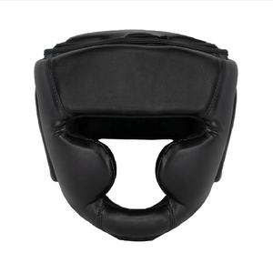 Protège-tête en cuir rembourré réglable pour karaté Muay Thai MMA formation adulte hommes Sparring Protection de sécurité - Product Image 5