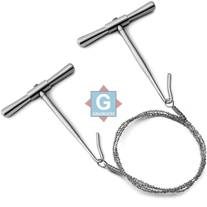 Ensemble de scies Gigli, instrument chirurgical orthopédique avec deux poignées et un outil de coupe osseuse à fil - Product Image 1