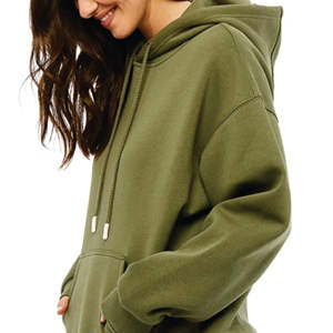 Sudadera con Capucha Personalizada de Algodón y Poliéster Verde Oliva, Fabricante OEM ODM, Proveedor, Fábrica, Venta al Por Mayor, Etiqueta Privada - Product Image 6