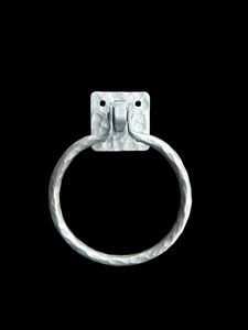 Anneau porte-serviettes rond moderne en aluminium avec fixation murale robuste pour serviettes de cuisine et serviettes de bain - Product Image 6