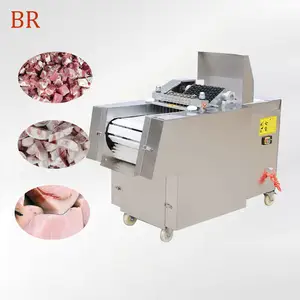 Electric beef dicer boneless steak slicer meat dicer cube cutting machine frozen meat duck cutter processing equipment
