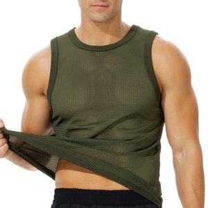 Premium Quality Quick Dry <b>Men</b> Tank Top Breathable Summer Cooling Fabric Sleeveless Shirt For <b>Men</b> Gym Fitness Workout <b>Singlet</b> - Product Image 3