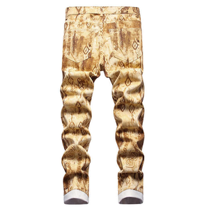 Jeans en denim vintage coupe bootcut pour homme, luxe sur mesure, service ODM - Product Image 4