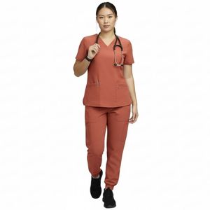 Customized Medical Scrubs <b>Set</b> Nurse Uniform Comfortable Breathable Hospital Wear OEM High Quality Scrub Suits OEM - Product Image 2