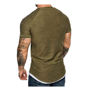 T-shirt de sport à manches courtes et longues pour hommes, respirant et élastique, pour fitness, entraînement, gym, vêtements de sport - Product Image 6