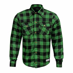 New 2026 <b>Model</b> Custom Logo and Style Casual <b>Motorbike</b> Flannel Shirts Full-Sleeve 100% Cotton Breathable with Low Cost OEM - Product Image 1
