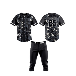Uniforme de baseball personnalisé 100 % qualité supérieure avec ensemble complet de boutons, séchage rapide, recyclable, unisexe, sublimé pour le softball - Product Image 3