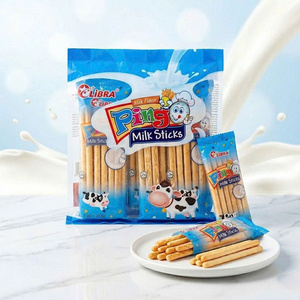 186g Milk Stick <b>Biscuits</b> Tasty Creamy Flavor Sweet Snack ODM Vietnam Supplier - Product Image 1