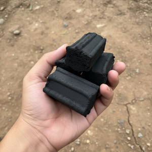 Charbon de coco de haute pureté en forme de fleur, faible teneur en cendres - Product Image 1