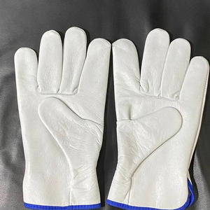 Gants de travail en cuir SW GROUP, résistants aux coupures, aux chocs, antidérapants, respirants, 12 oz, manchette renforcée, niveau 2 pour - Product Image 2