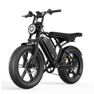 Bicicleta eléctrica de montaña deportiva con neumáticos de nieve Retro 20*4 para el mercado europeo, batería de litio de 48V 15AH, doble suspensión y frenos. - Product Image 2