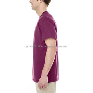 Camiseta de Hombre de Algodón 100%, Personalizada, Extra Grande, Gruesa, 220 g/m², con Estampado y Bordado, Manga Corta, Estilo Urbano Informal, para Verano - Product Image 4