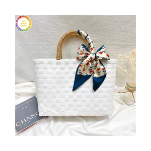 Bolso de Mano de Plástico Reciclado Premium, Bolso Tote Ecológico, Bolso Reutilizable Sostenible - Product Image 1