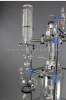 1L 2L 3L 5L 10L Fermentation de champignons de laboratoire à acide lactique Double couche de verre chemisé Bioréacteur fermenteur de paillasse
