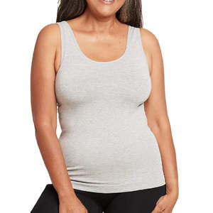 Débardeur de course d'été pour femme grande taille 2025 en coton et fibre de bambou – Qualité supérieure – En promotion - Product Image 1