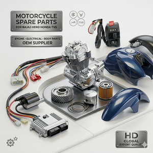 Repuestos para Motocicletas Bajaj Hero TVS |   Proveedor OEM de Piezas Eléctricas para Carrocería de Motor - Product Image 1