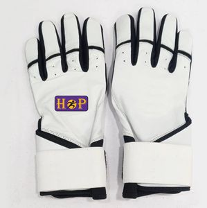 Guantes de Bateo de Béisbol y Sóftbol de Cuero Personalizados con Puño Largo y Soporte Extendido para la Muñeca, Fabricados por el Proveedor - Product Image 4